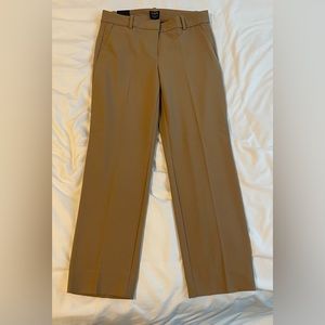 J. Crew Ruby Crop Pant — Khaki